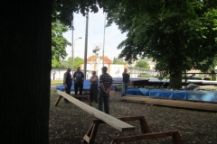 Wellenbrecher-Bau Steg 1 und 2